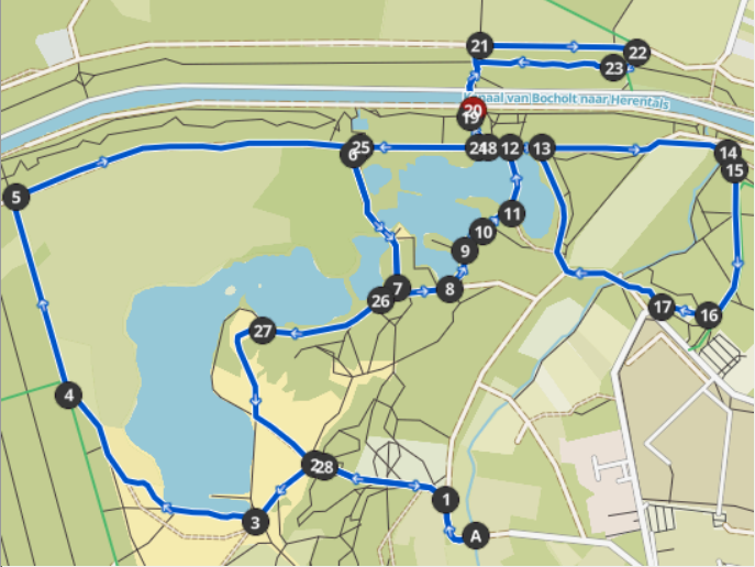 Parcours 8.5km